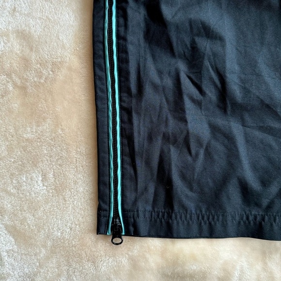 Vintage Y2K Black & Teal Adidas Trackpants - Picture 9 of 9